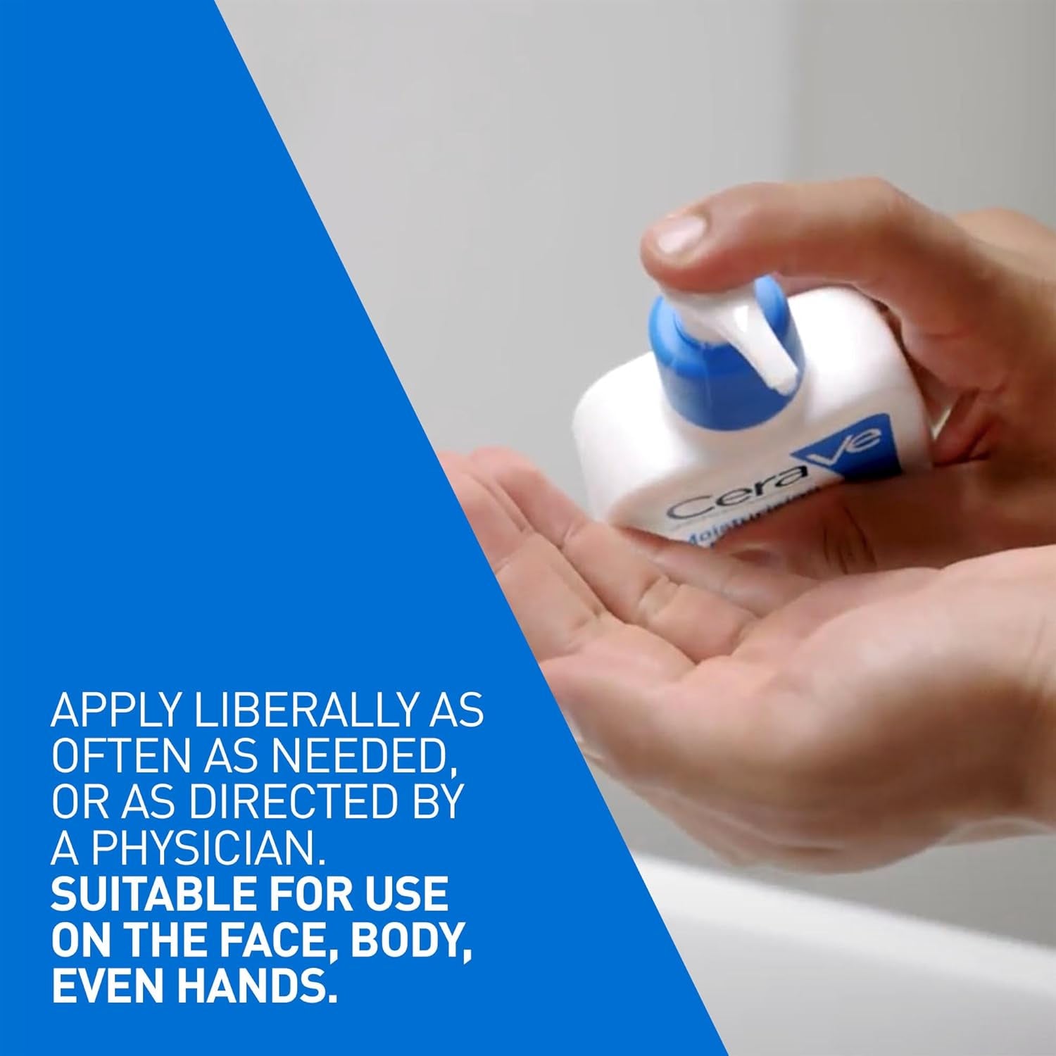 Moisturizing Lotion, Face & Body Moisturizer with Hyaluronic Acid & Ceramides, 473 Ml