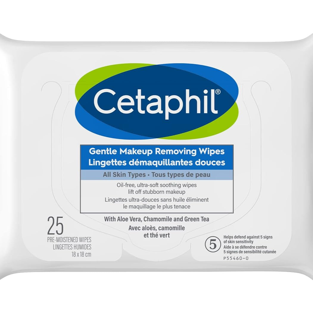 Gentle Makeup Removing Wipes with Aloe Vera, Chamomile and Green Tea - Fragrance-Free & Moisturizing Lotion (500Ml) - Hydrating Body Lotion and Moisturizer